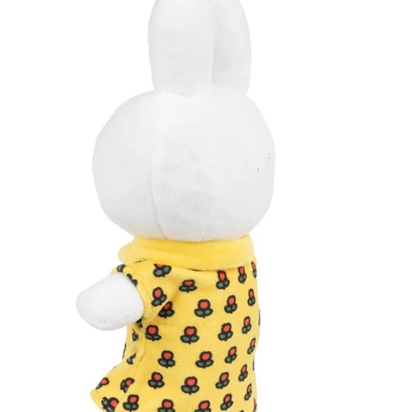 Miffy Plush Toy in Yellow Dress - Picture 3 of 5